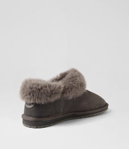 PLATINUM MINTARO EM CHARCOAL SUEDE
