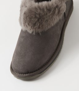 PLATINUM MINTARO EM CHARCOAL SUEDE