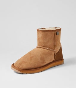 PLATINUM STINGER MINI MENS EM CHESTNUT SUEDE
