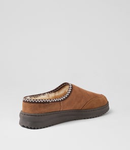 PLATINUM OUTBACK SCUFF EM CHESTNUT SUEDE
