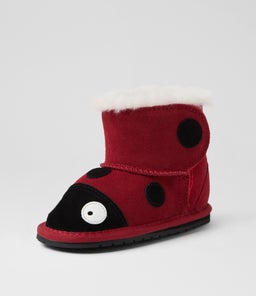 LADYBIRD PRE EM RED SUEDE