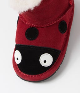 LADYBIRD PRE EM RED SUEDE