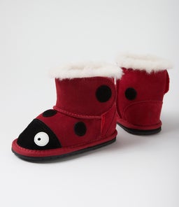 LADYBIRD PRE EM RED SUEDE