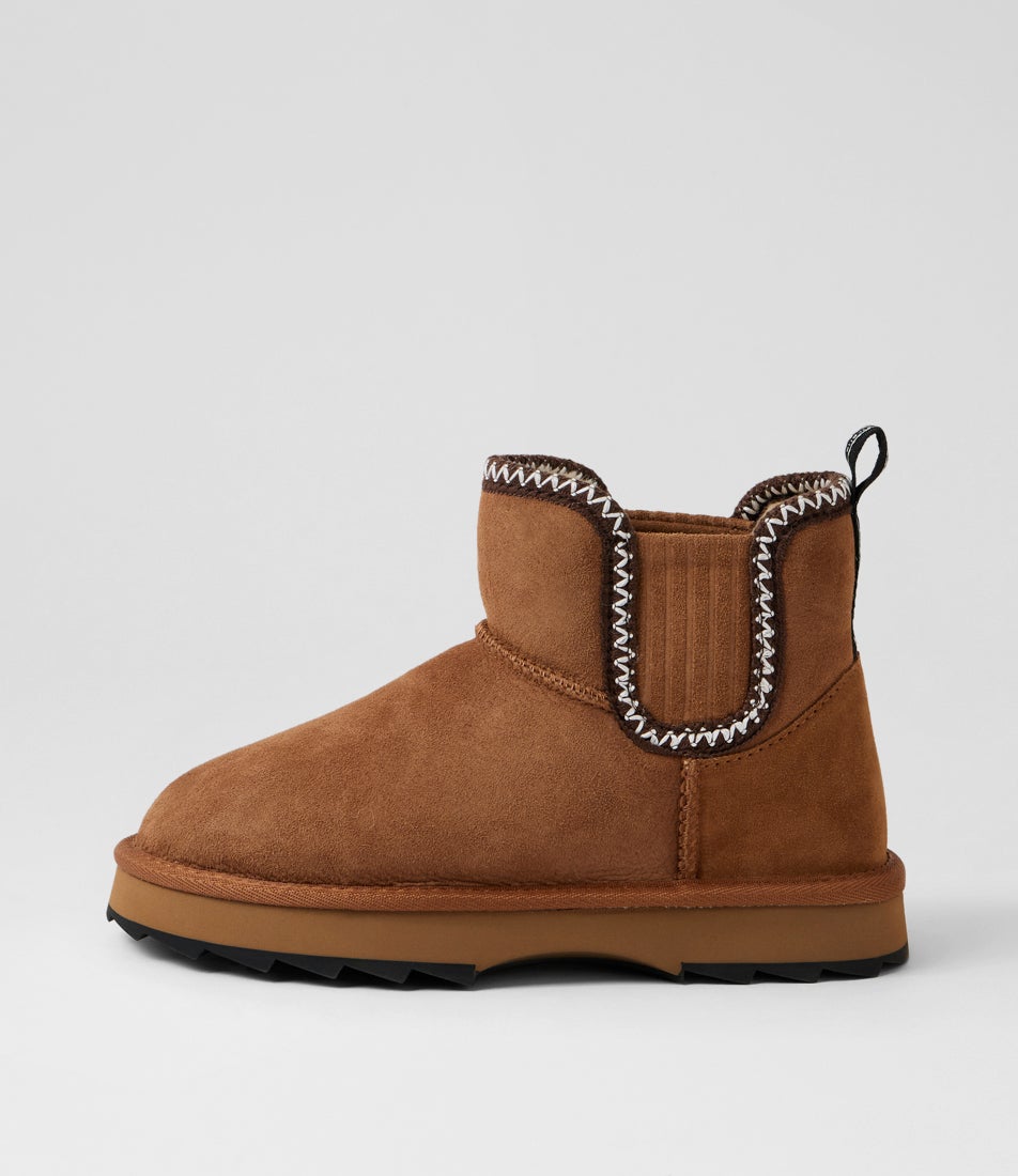 Higgie Chestnut Suede Slippers Higgie Chestnut Suede Slippers