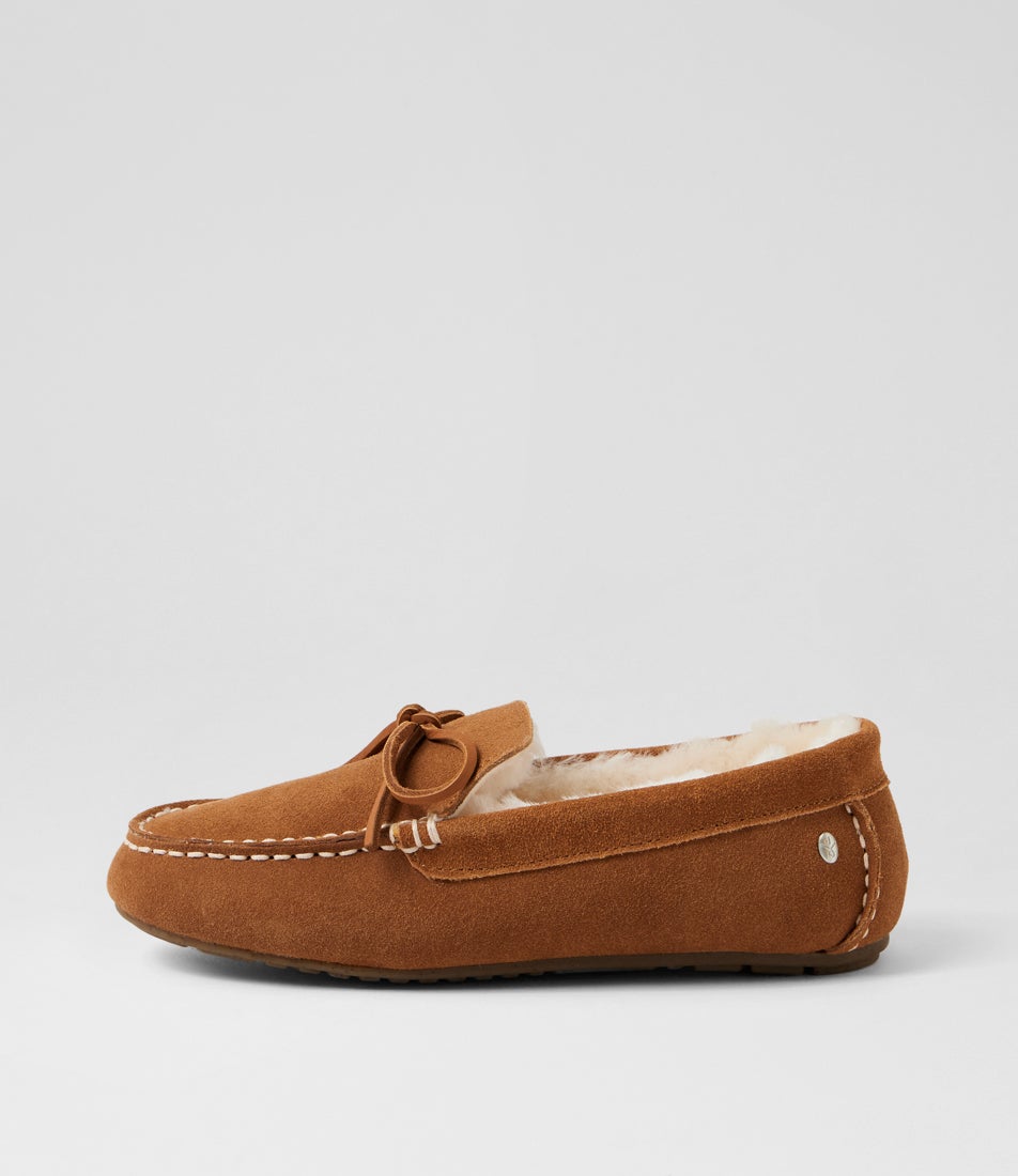 Sandrine Chestnut Suede Slippers Sandrine Chestnut Suede Slippers