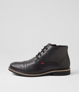 ORSON FC BLACK LEATHER