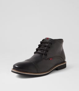 ORSON FC BLACK LEATHER
