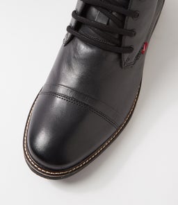 ORSON FC BLACK LEATHER