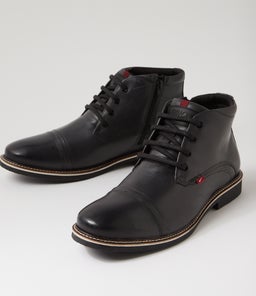 ORSON FC BLACK LEATHER