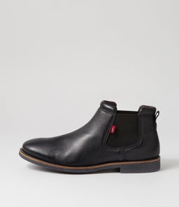 PAIGE FC BLACK LEATHER