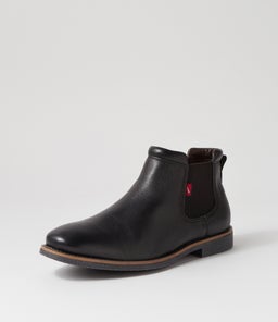 PAIGE FC BLACK LEATHER
