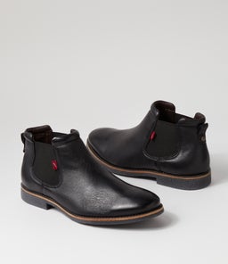 PAIGE FC BLACK LEATHER
