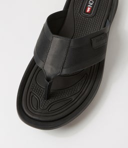 LAKE FC BLACK LEATHER