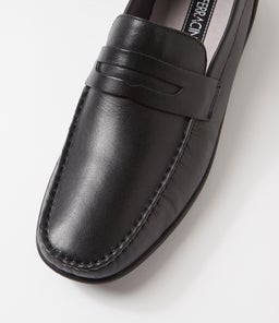BRAXTON FC BLACK LEATHER