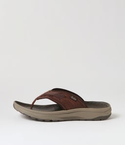 TREADLITE THONG FL BROWN COMBO NUBUCK