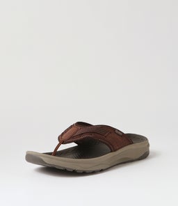 TREADLITE THONG FL BROWN COMBO NUBUCK