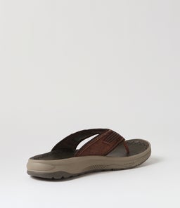 TREADLITE THONG FL BROWN COMBO NUBUCK