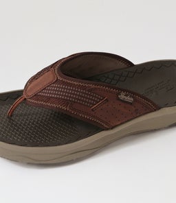 TREADLITE THONG FL BROWN COMBO NUBUCK