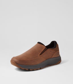 TREADLITE SLIP FL BROWN CRAZYHORSE LEATHER