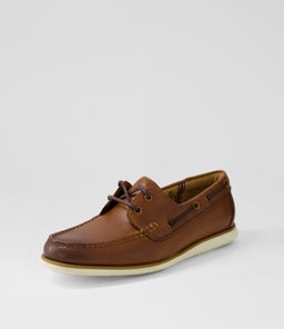 ATLANTIC 2 EYE FL COGNAC LEATHER