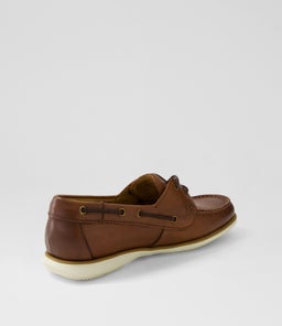 ATLANTIC 2 EYE FL COGNAC LEATHER