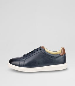 SOCIAL SNEAKER FL NAVY LEATHER