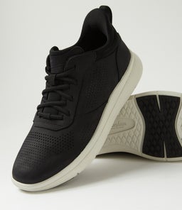 FLEET PERF SNEAKER FL NERO CRAZYHORSE LEATHER
