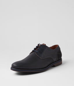 CALABRIA PRINT FL NAVY LEATHER SUEDE