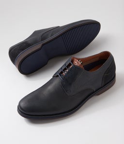 CALABRIA PRINT FL NAVY LEATHER SUEDE