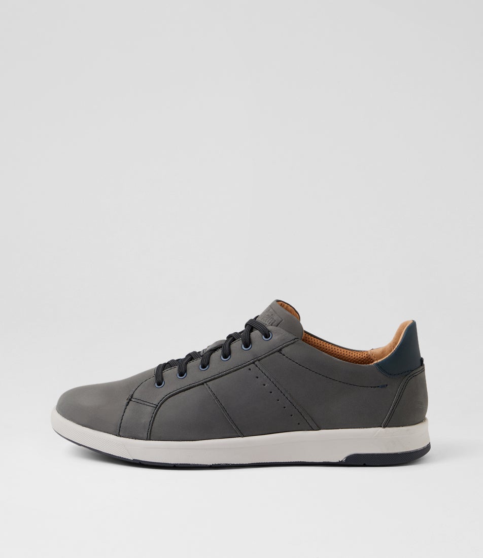 Revel Denim Crazyhorse Leather Sneakers