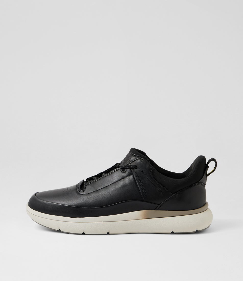 Fortress Black Leather Sneakers Fortress Black Leather Sneakers