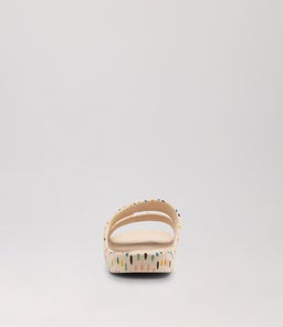 SLIDES W FM RETRO DOTS STONE SMOOTH