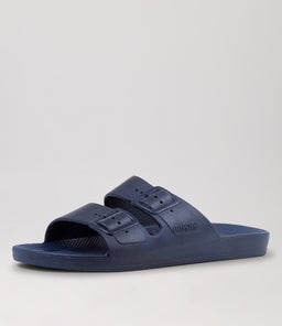SLIDES M FM NAVY SMOOTH