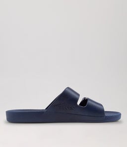 SLIDES M FM NAVY SMOOTH