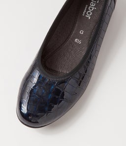ELLIE OCEAN SNAKE PRINT LEATHER