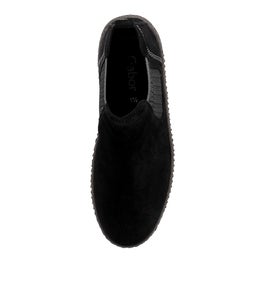 ANGELS SCHWARZ GREY SUEDE