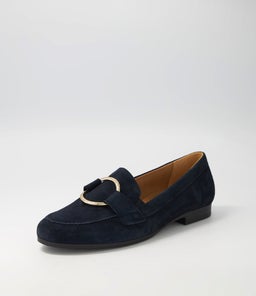 QUINN GA DK BLUE SUEDE