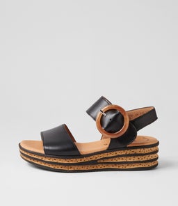 JALE GA SCHWARZ LEATHER