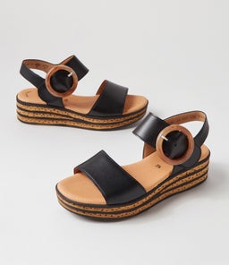 JALE GA SCHWARZ LEATHER