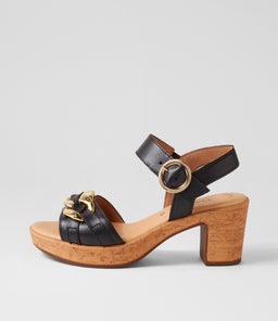 SENTE GA SCHWARZ GOLD LEATHER