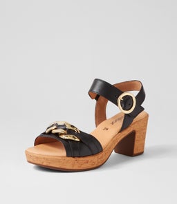 SENTE GA SCHWARZ GOLD LEATHER