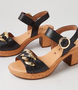 SENTE GA SCHWARZ GOLD LEATHER