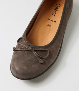 NYLAH GA DK TAUPE LEATHER