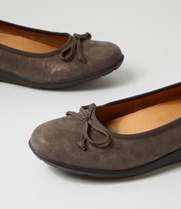 NYLAH GA DK TAUPE LEATHER