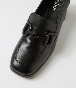 TAZMIN GA BLACK LEATHER