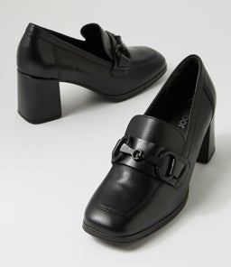 TAZMIN GA BLACK LEATHER