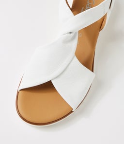 BIANKA GA WEISS LEATHER