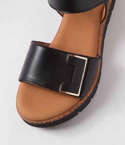 EBONY GA SCHWARZ LEATHER