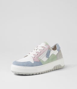 MACY GA PASTEL LEATHER SUEDE