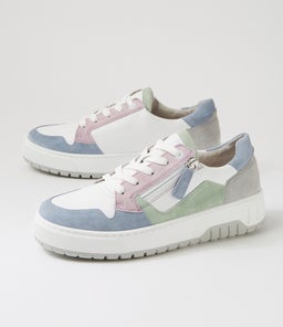 MACY GA PASTEL LEATHER SUEDE